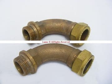 Prestex 22mmx3/4" BSP Male Iron Swept Bend Bespoke Part (RL)