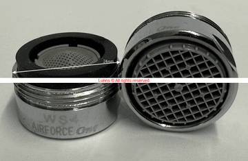 Presto 90060 Chrome Ring c/w Grey Green Insert Aerator MAGX5X2 AL43 - Bespoke Part