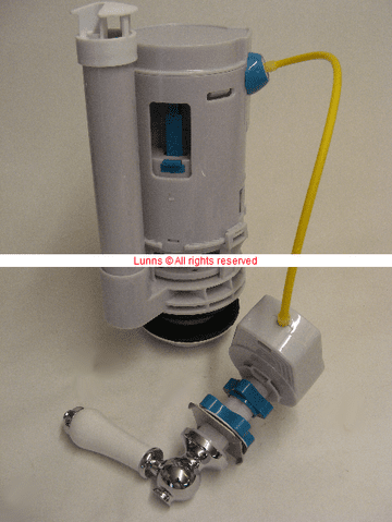 R&T A24326 Cable Operated Lever Flush Valve Malta RR54SP871911531 PRX - Bespoke Part