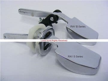 Ray Side Action Cistern Lever Chrome