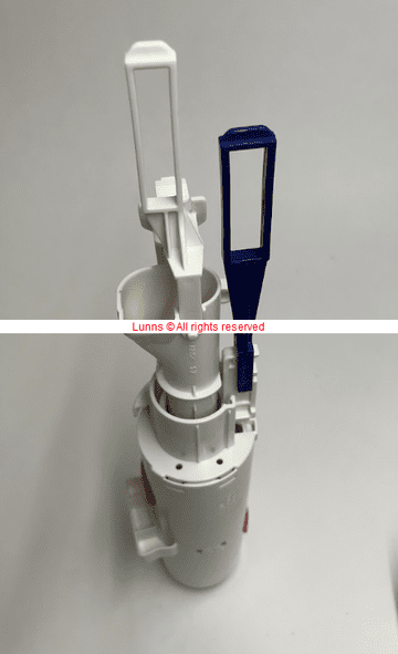 Razor Watermark WDI Keramik 60Ø FlushValve ATS.5200. 017 WMKA00627 NOTFV1 - Bespoke Part