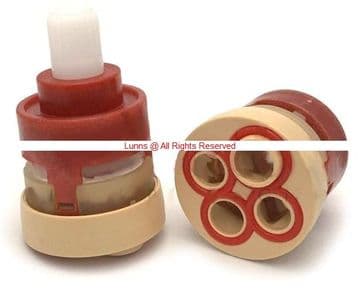 Red Base Cassette 4 Full Holes Beige Base - Bespoke Part