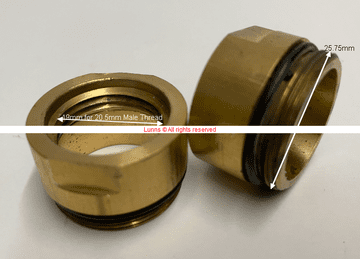 REGAN 25.75x20.5mm Sink Mixer Brass Bush R54ME87SA11 (NOTSMR) - Bespoke Part