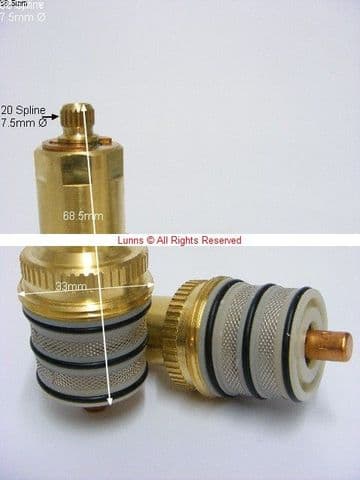 Riobel Short Thermostatic Cartridge 401X109 - Bespoke Part