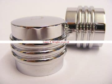 Roca Chrome Line Tap Head (Pair) U-TH-1