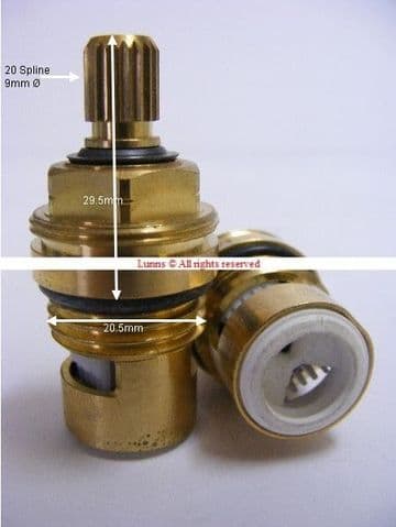 ROCA QT Brass CD Cartridge Pair T20X102