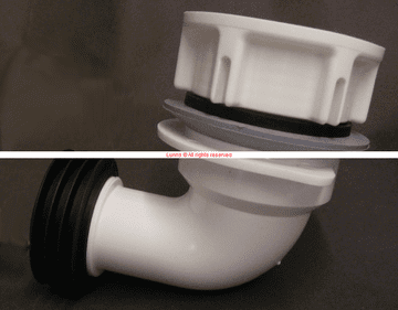 Roca The Gap Rimless Cistern to Pan Close Couple Connector - Bespoke Part