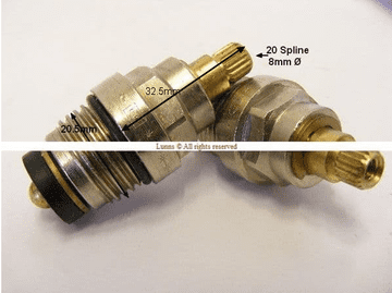 Roca20 Piata Washer Valve T20-105 Pair - Bespoke Part