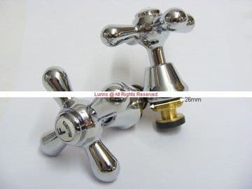 Romina Bellosta Mk2 Chrome 3/4in Bath Headwork Kit c/w Washer Valves T25-25UOL3-22 - Bespoke Part