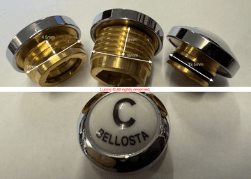 Romina Bellosta Original Smooth Ring Chaud & Froid Tap Indice Chrome MAG-i2 - Bespoke Part