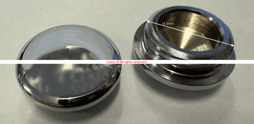 Romina16.5 Mk2 Smooth Ring Chrome Tap Indice 16.5mm Thread Chrome MAG-i2 - Bespoke Part