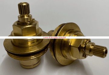 San Marco Black Ring T20XX4A+BUSH Tap Cartridges Pair