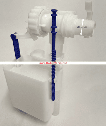 Sanica FlushValve & Internal InletValve Pack - Bespoke Part