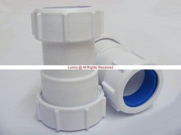Saniflo 32mm Outlet x 1-1/4" Waste Pipe Coupler