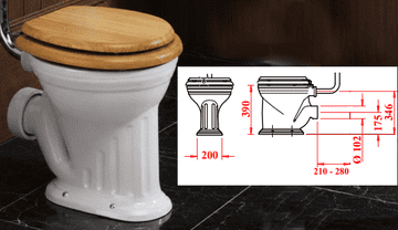 Sanitana 2025 Model Low Level WC - Bespoke Part
