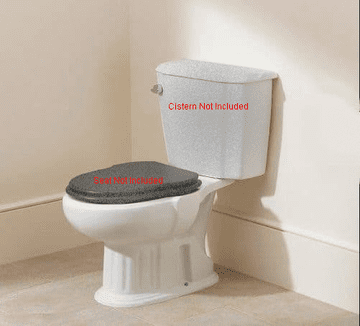 Sanitana Original WC Pan Only - Bespoke Part
