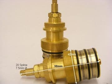 SCF1 Jacuzzi Thermostatic Screw In Shower Cartridge C5487O11SOL SC66A - Bespoke Part