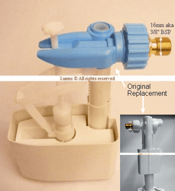 Shires Concealed Inlet Float Valve 3/8 EDL3-9 - Bespoke Part
