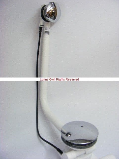 Showerlux 90mm Bath Pop Up Waste c/w Chrome Handles & Cover - Bespoke Part