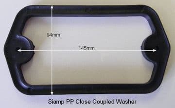 Siamp Porcher Rect Close Coupled Washer (PP Pull)