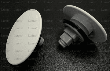 Silfra Basin Plug with White Ceramic Plug Top - Bespoke Part