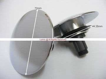 Silfra BATH Up and Down Pop Up/Click Clack Plug Chrome c/w 3 Spare Washers - Bespoke Part