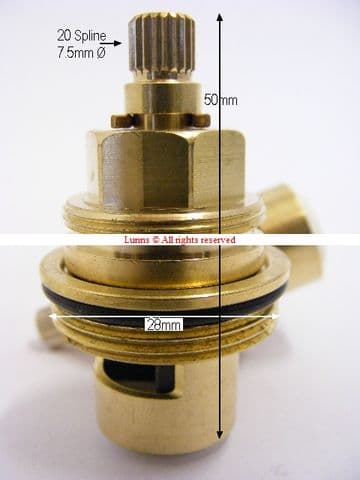 SMR OEM 20-28 20 Spline Cartridge c/w 28mm Bush T20-44A+28B
