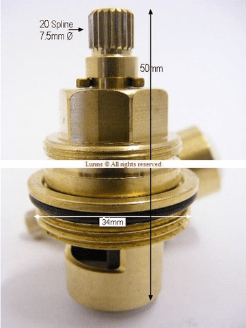 SMR OEM 20-31 20 Spline Cartridge c/w 34mm Bush T20-44A+31B