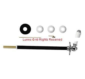 Sottini Ceramic Handle Panel Lever Chrome - Bespoke Part