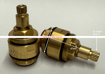 Stern 2047 Ceramic Disc Cartridge with 24MM Bush Pair T20-60K- Bespoke Part