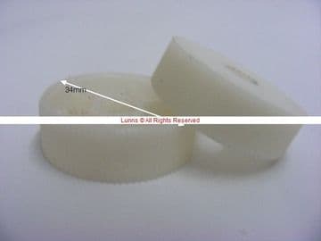 TC Bathrooms 34mm White Plastic Head Carrier T1823- Bespoke Part