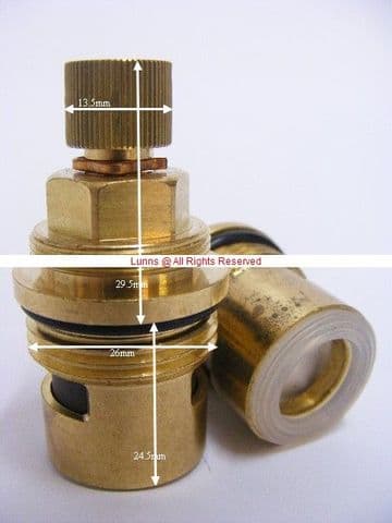 TC Mk3 Bath Cartridge Valve c/w X Brass Bush PKITX - Bespoke Part