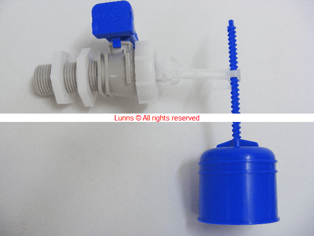 TDV Ticto Plastic Tail Side Entry Inlet Float Valve EDL1-7