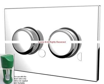 Ticto Raised Flush Plate 125mmx82mm NNN - Bespoke Part