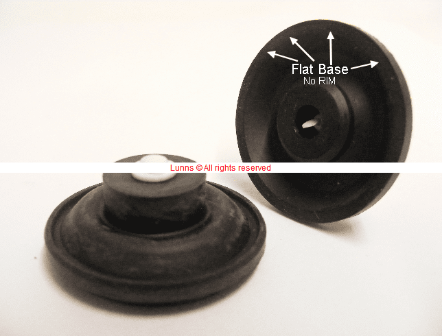Flat Base Inlet Top Hat Mk1 FLAT BASE Inlet Valve Washers SV21267 aka SV89967 Pack of 2 ...