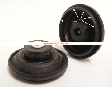 Top Hat Mk2 RIM/LIP Inlet Valve Washers (Not Flat Bottom) (Pack of 2)