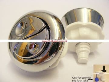 Tor O Series Dual Flush Valve Button PRFL EDL1-35 - Bespoke Part