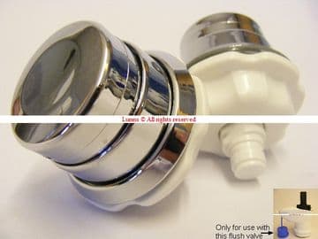 Tor O Series Mono Dual Flush Valve Button PRFL EDL1-35 - Bespoke Part