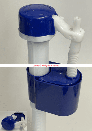 Tory Mk2 Taperd Blue Top Inlet Float Valve EDL3-7 - Bespoke Part