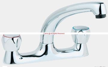 Tradefit DP Series 2 Hole Grip Handle Sink Mixer 180mm Centres NNN