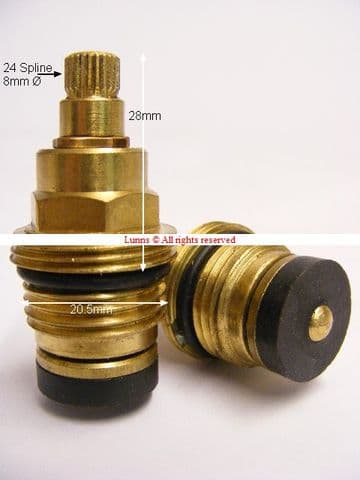 Trevas24 FC2 DTF Washer Valves Pair TM54184A8711 T24-36