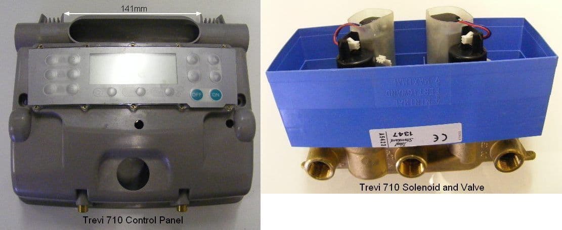 Trevi 710 Control Panel c/w Solenoid Box & Valve