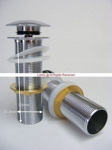 Trident 125mm Long Tail 1-1/4in Basin Waste - Bespoke Part