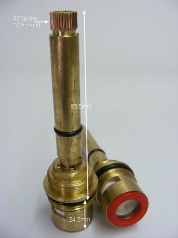 Turret Ceramic Disc Cartridge c/w Extension & Bush PKIT C54CTV C340 - Bespoke Part