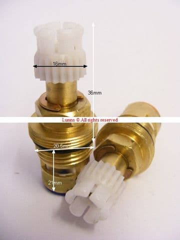 Twyford / Bathstore Ceramic Disc Cartridge with 6 Turret 2020 Head Carrier T20-60-HC43 (T20-74)