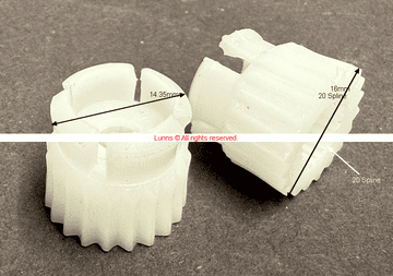 Umbra 4 Turrett Head Carrier 20/20 Spline+14.35/16mm PR HC70 - Bespoke Part