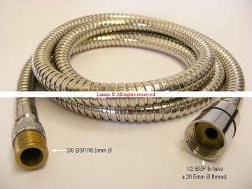 Ussuri Concealed Hose 1700mm for 4h Bath Mixer U54SP310+DB12 UH9+DB12