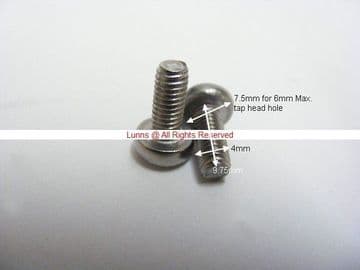 Ussuri R32 TM19A Phillips Pan Head Tap Head Screws 9.75x4 Pair - Bespoke Part