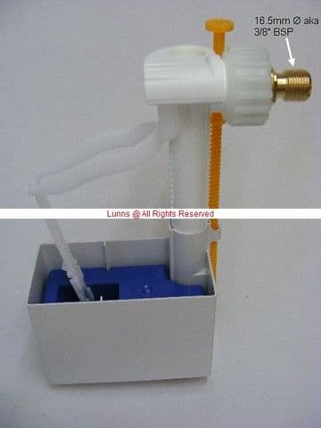 Valadares/Valaam Kiwa 3/8" Inlet Float Valve cw Clip Recess EDL2-9 Bespoke Part