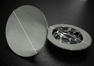 Valez 70mm Mushroom Bath Plug c/w 70/50 Waste Flange